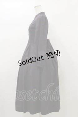 画像3: Maison de FLEUR Petite Robe canone / ニナのお茶会ワンピース S Bordeaux H-26-01-03-068-EL-OP-NS-ZH