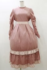 画像1: Maison de FLEUR / Maison de FLEUR×Marroncream×Misako Aoki ギンガムチェックワンピース Free Dark Pink H-26-01-03-069-LO-OP-NS-ZH (1)