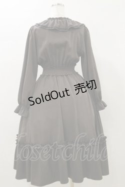 画像2: m petit by misako / AOK*フリルカラータックワンピース S グレー H-26-01-03-071-LO-OP-NS-ZH