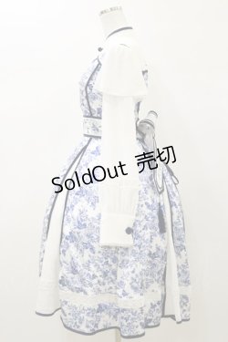 画像3: Hoshibako Works / 青華磁ロングワンピース M オフ/ブルー H-26-01-03-075-LO-OP-NS-ZH