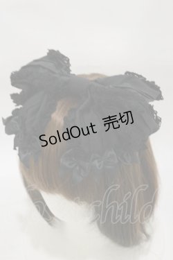 画像1: BABY,THE STARS SHINE BRIGHT / パピオンリボンカチューシャ  ブラック H-26-01-03-018-BA-AC-NS-ZH