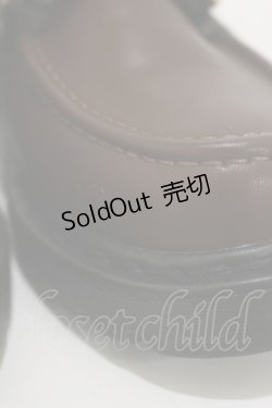 画像4: m petit by misako / AMリボンフリルローファー LL ブラウン H-26-01-03-019-LO-SH-NS-ZH