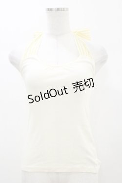画像1: Fi.n.t / ホルターリボンキャミソール Free Ivory/Yellow H-26-01-03-022-CA-TO-NS-ZH