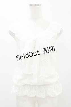 画像1: LIZ LISA / シフォンリボントップス Free オフ H-26-01-03-024-LO-TO-NS-ZH