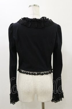 画像2: Innocent World / バラレースミルフィーユボレロ L ブラック H-26-01-03-027-IW-TO-NS-ZH