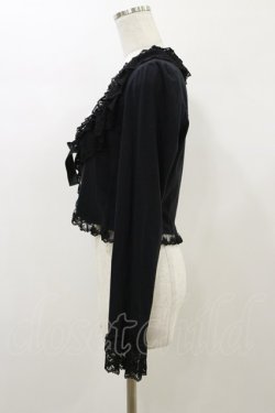 画像3: Innocent World / バラレースミルフィーユボレロ L ブラック H-26-01-03-027-IW-TO-NS-ZH