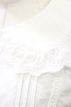 画像3: Ank Rouge / ヨーク切替ブラウス M ホワイト H-26-01-03-033-CA-BL-NS-ZH