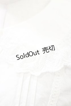 画像3: Ank Rouge / ヨーク切替ブラウス M ホワイト H-26-01-03-033-CA-BL-NS-ZH