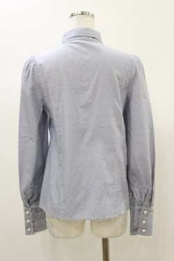 画像2: Blue rouge / ストライプブラウス Free ブルー H-26-01-03-035-CA-BL-NS-ZH