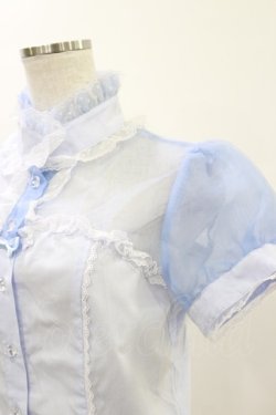 画像3: Angelic Pretty / ガラスの人形ブラウス Free サックス H-26-01-03-037-AP-BL-NS-ZH