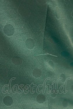 画像4: pays des fees  / ドットジャガードリボンワンピース 9号 ターコイズ H-26-01-04-023-PU-OP-KB-ZH