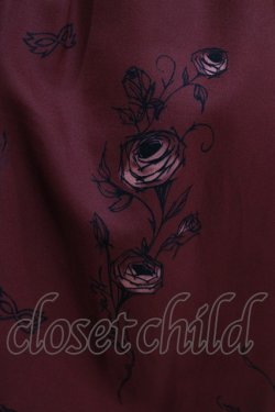 画像4: elements,H / pencil roseワンピース  ボルドー H-26-01-04-025-PU-OP-KB-ZH