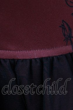 画像6: elements,H / pencil roseワンピース  ボルドー H-26-01-04-025-PU-OP-KB-ZH