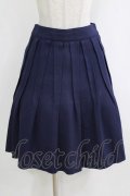 Jane Marple Dans Le Salon / プリーツスカート  ネイビー H-26-01-04-029-JM-SK-KB-ZH