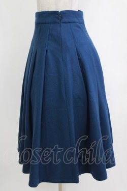 画像2: Jane Marple Dans Le Salon / ウールタックスカート M ブルー H-26-01-04-030-JM-SK-KB-ZH