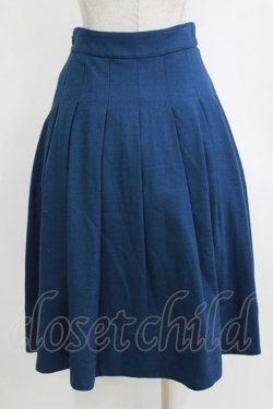 画像3: Jane Marple Dans Le Salon / ウールタックスカート M ブルー H-26-01-04-030-JM-SK-KB-ZH