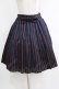 画像1: Jane Marple / レジメンタルストライプのトリプルタックスカート M ネイビー H-26-01-04-031-JM-SK-KB-ZH (1)