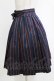 画像2: Jane Marple / レジメンタルストライプのトリプルタックスカート M ネイビー H-26-01-04-031-JM-SK-KB-ZH (2)