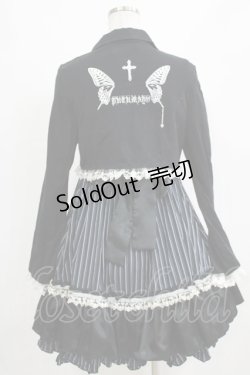 画像3: PUTUMAYO / カットソーボレロ＆ストライプキャミソールワンピース  黒×紺 H-26-01-04-034-PT-OP-KB-ZH