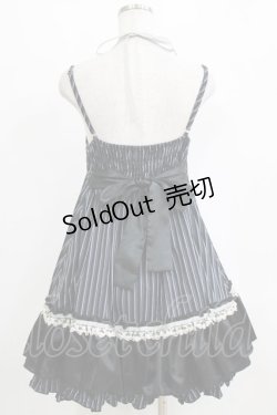 画像6: PUTUMAYO / カットソーボレロ＆ストライプキャミソールワンピース  黒×紺 H-26-01-04-034-PT-OP-KB-ZH