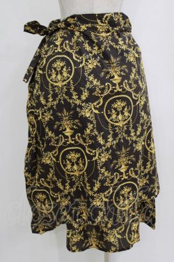 画像3: Jane Marple Dans Le Salon / Marie Antoinetteのwrapped skirt  黒 H-26-01-04-035-JM-SK-KB-ZH