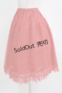 画像2: Emily Temple cute / Sleepレースペチコート  レッド H-26-01-04-037-ET-SK-KB-ZH
