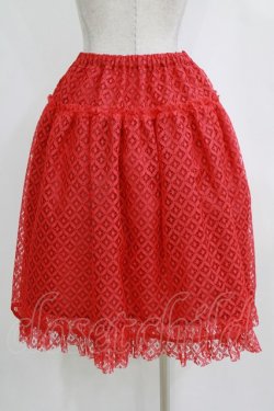 画像3: Emily Temple cute / Sleepレースペチコート  レッド H-26-01-04-037-ET-SK-KB-ZH
