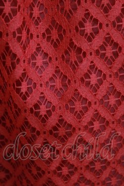 画像4: Emily Temple cute / Sleepレースペチコート  レッド H-26-01-04-037-ET-SK-KB-ZH