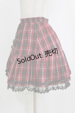 画像2: PUTUMAYO / チェックセーラースカート  レッド H-26-01-04-038-PT-SK-KB-ZH