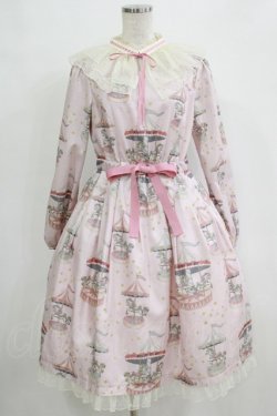 画像1: Melody BasKet / Etoile Carrouselワンピース  ピンク H-26-01-04-004-LO-OP-KB-ZH