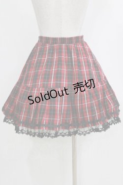 画像3: PUTUMAYO / チェックセーラースカート  レッド H-26-01-04-038-PT-SK-KB-ZH