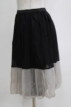 画像2: MARBLE / プリーツスカート M~L ブラック H-26-01-04-043-GO-SK-NS-ZH