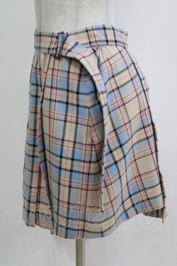 画像2: MILK / TEDDY CHECKミニスカート  クリーム H-26-01-04-045-ML-SK-KB-ZH