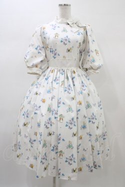 画像1: Innocent World / ピーターラビット小花レースワンピース M オフ H-26-01-04-1034-IW-OP-NS-ZH