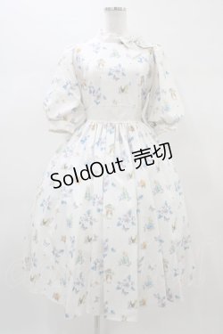 画像1: Innocent World / ピーターラビット小花レースワンピース M オフ H-26-01-04-1034-IW-OP-NS-ZH