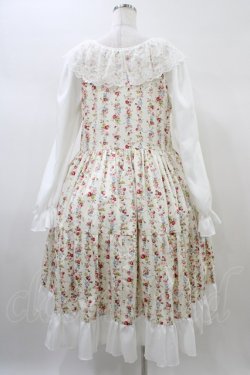 画像2: marcHenTica / フレアローズワンピース Free 生成り H-26-01-04-1035-LO-OP-NS-ZH