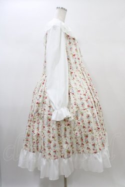 画像3: marcHenTica / フレアローズワンピース Free 生成り H-26-01-04-1035-LO-OP-NS-ZH