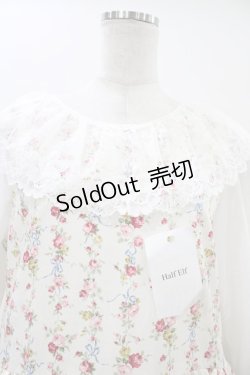 画像4: marcHenTica / フレアローズワンピース Free 生成り H-26-01-04-1035-LO-OP-NS-ZH