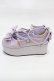 画像2: Angelic Pretty / Dreamy Twinkleシューズ L/約25cm ラベンダー H-26-01-04-1004-AP-SH-NS-ZH (2)
