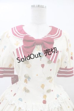 画像4: ALICE and the PIRATES / アリスのワンダーカーチェイス柄ワンピース Free 生成り H-26-01-04-1036-PA-OP-NS-ZH