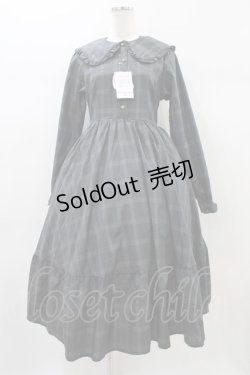 画像1: m petit by misako / TT*AOKチェックOP S グレー H-26-01-04-1039-LO-OP-NS-ZH