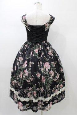 画像2: Miss Point（海外ロリータブランド） / Rose Garden 2WAYデザインネックジャンパースカート XS ブラック H-26-01-04-1044-EL-OP-NS-ZH