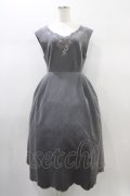 an another angelus / ローズカットワーク刺繍ジャンパースカート Free GRAY H-26-01-04-1049-CA-OP-NS-ZH