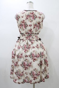 画像2: axes femme POETIQUE / ローズブーケ柄ワンピース M 生成り H-26-01-04-1050-AX-OP-NS-ZH