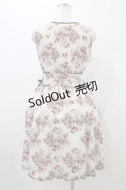 画像2: axes femme POETIQUE / ローズブーケ柄ワンピース M 生成り H-26-01-04-1050-AX-OP-NS-ZH