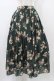 画像1: INGEBORG / アンティークローズpt.ランダムタックスカート Free グリーン H-26-01-04-1053-LO-SK-NS-ZH (1)