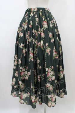 画像2: INGEBORG / アンティークローズpt.ランダムタックスカート Free グリーン H-26-01-04-1053-LO-SK-NS-ZH