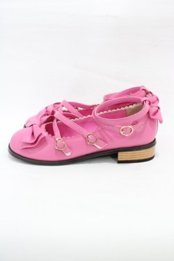 画像2: Angelic Pretty / Tea Party Shoes L/約24.5cm ダークピンク H-26-01-04-1001-AP-SH-NS-ZH