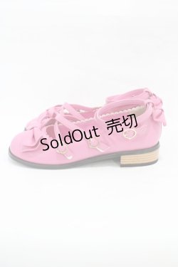 画像2: Angelic Pretty / Tea Party Shoes L/約24.5cm ダークピンク H-26-01-04-1001-AP-SH-NS-ZH