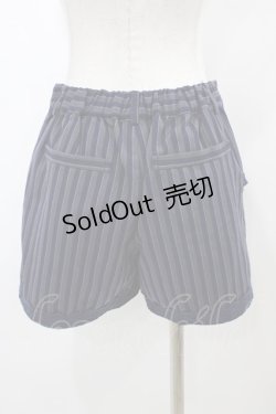 画像2: axes femme / レジメンタルストライプパンツ M ネイビー H-26-01-04-1055-AX-PA-NS-ZH